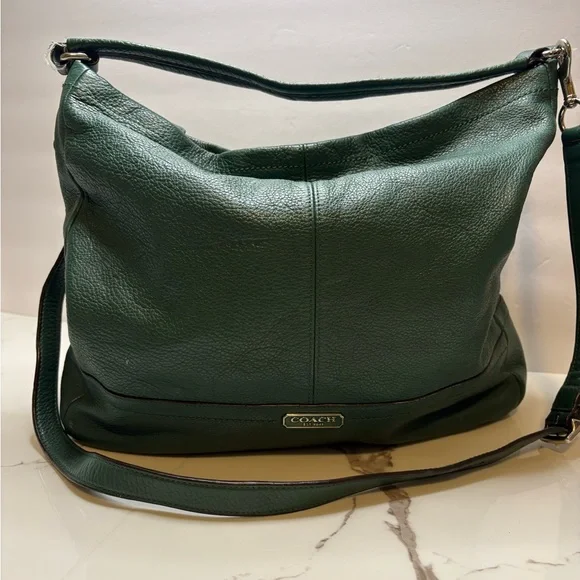 COACH Green Leather Hobo Bag - Picture 5 of 9